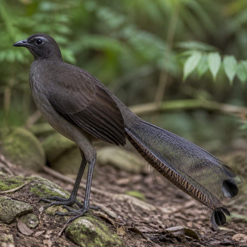 Albert's Lyrebird (Menura alberti)