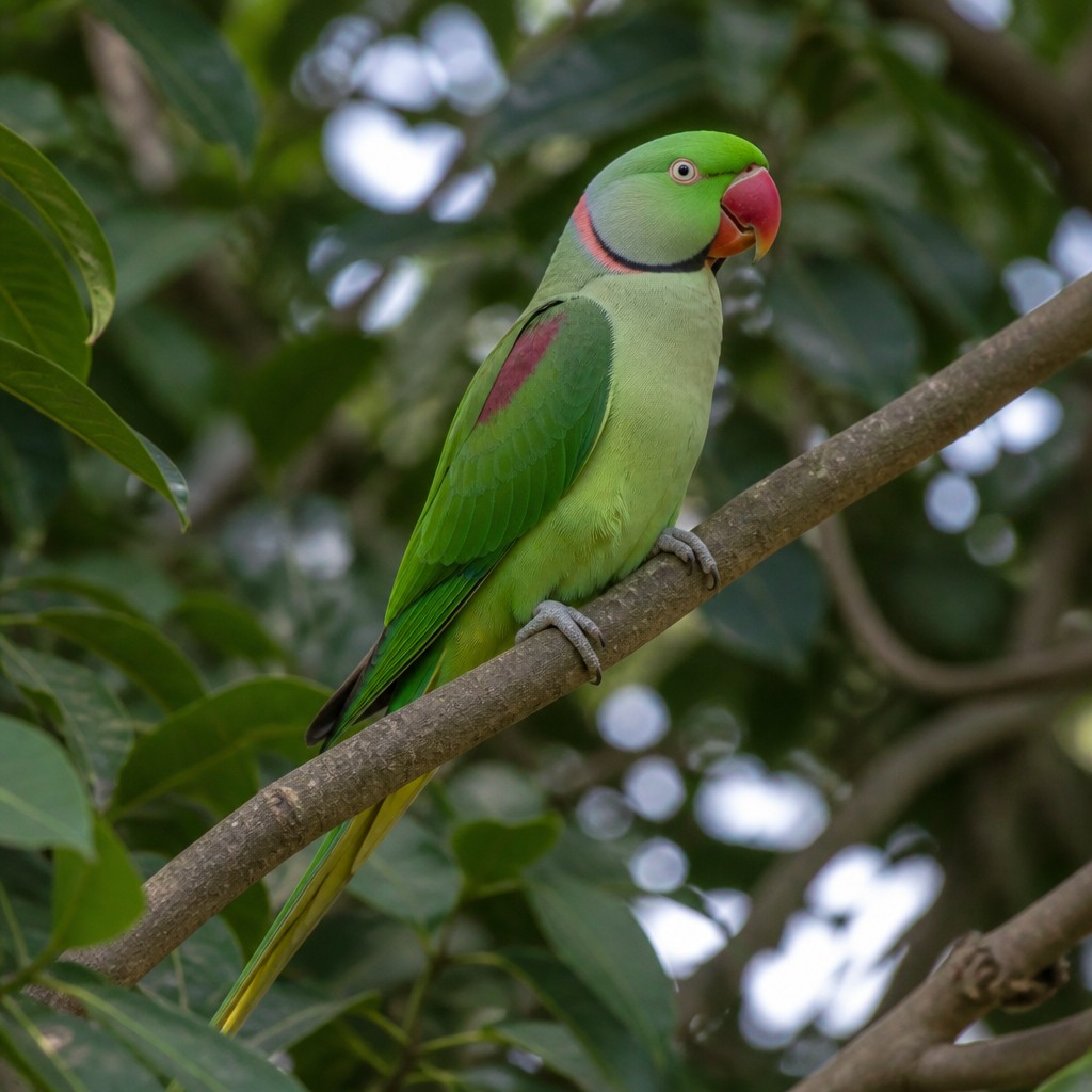 Alexandrine Parakeet (Psittacula eupatria)