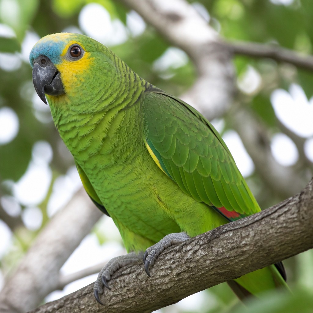 Blue-fronted Amazon (Amazona aestiva)