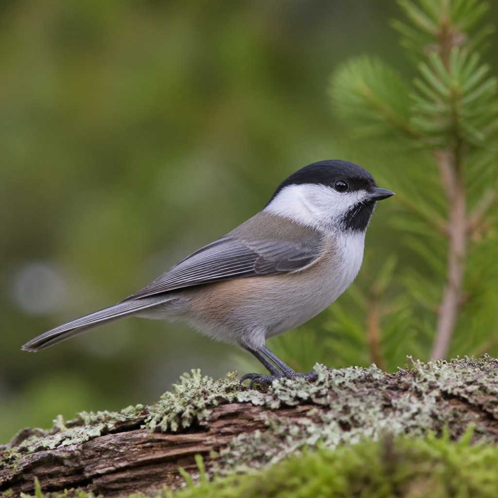 Boreal Chickadee (Poecile hudsonicus)