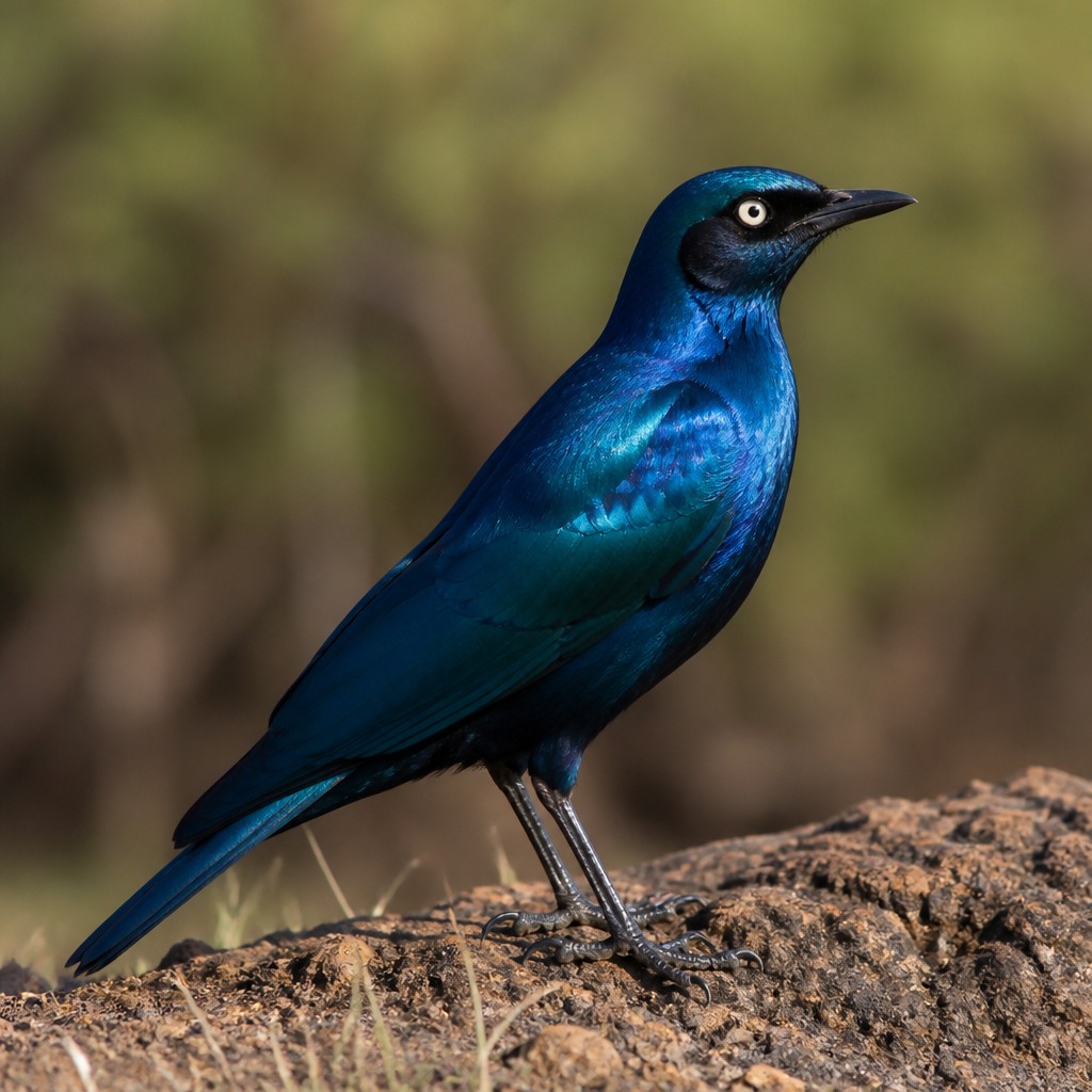 Cape Glossy Starling (Lamprotornis nitens)