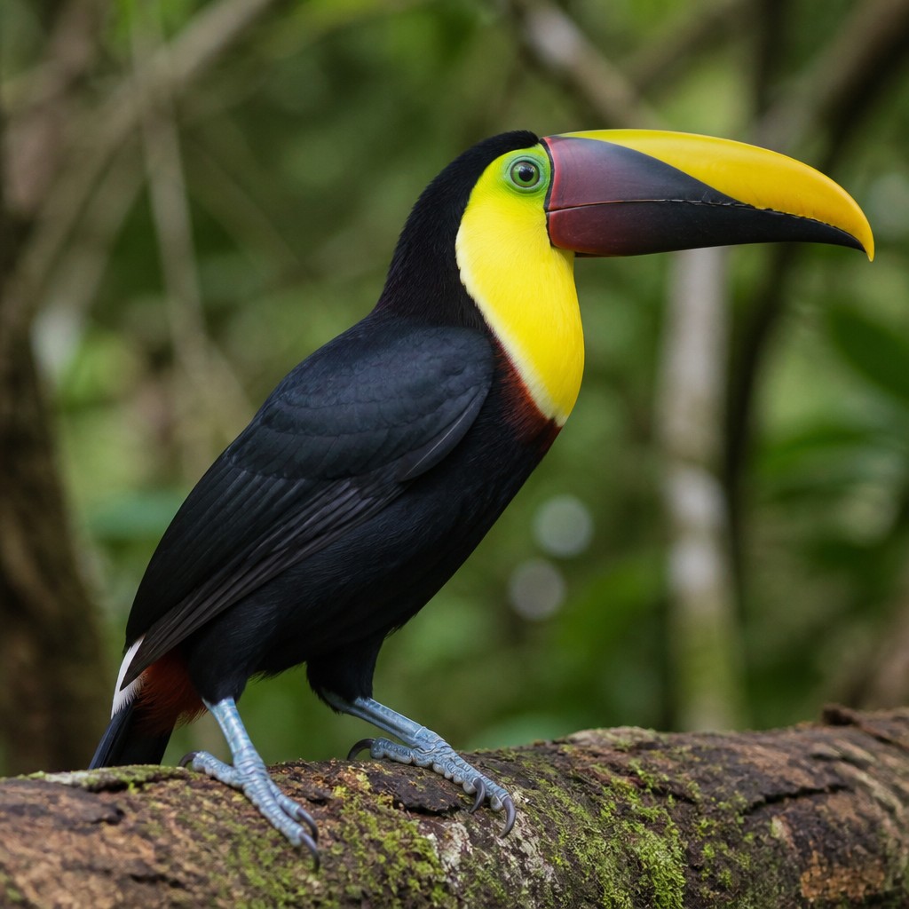 Chestnut-mandibled Toucan (Ramphastos ambiguus)