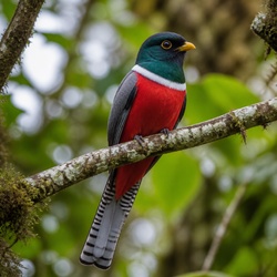 Collared Trogon Identification Guide