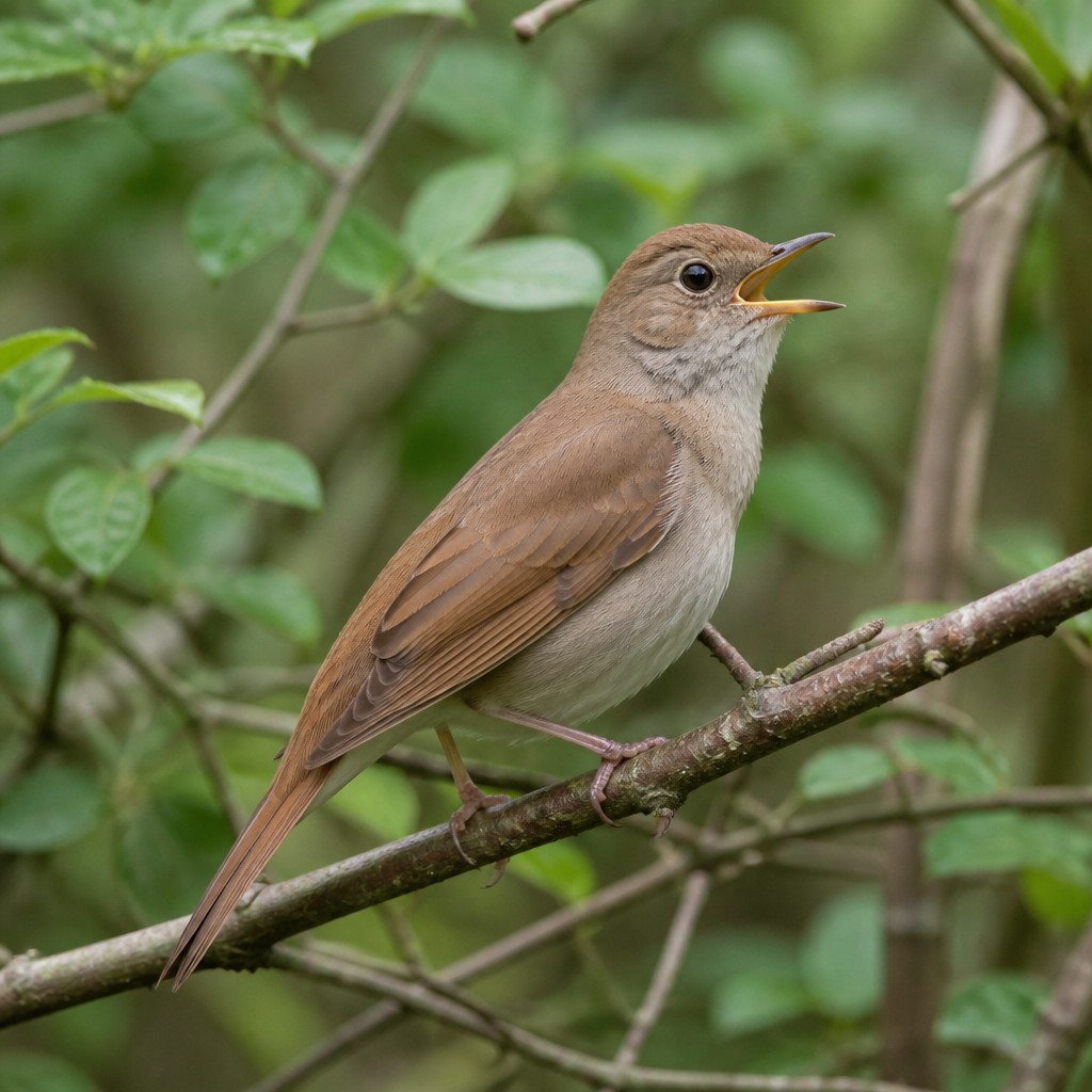 Common Nightingale (Luscinia megarhynchos)