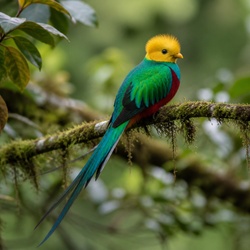 Golden-headed Quetzal Identification Guide