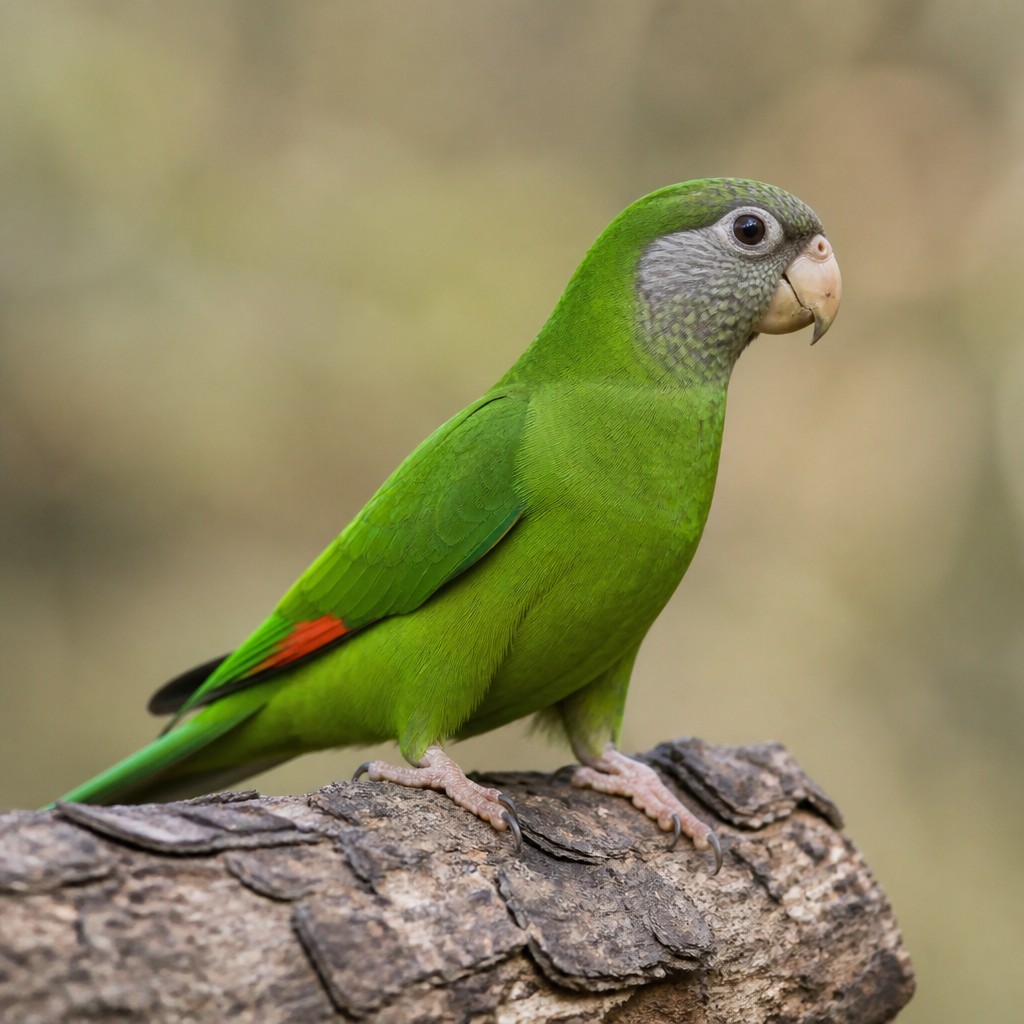 Grey-cheeked Parakeet (Brotogeris pyrrhoptera)