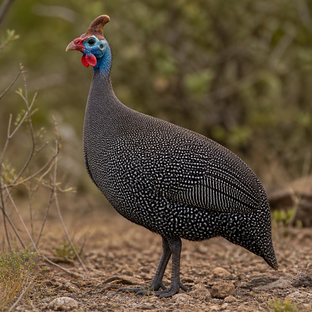 Helmeted Guineafowl