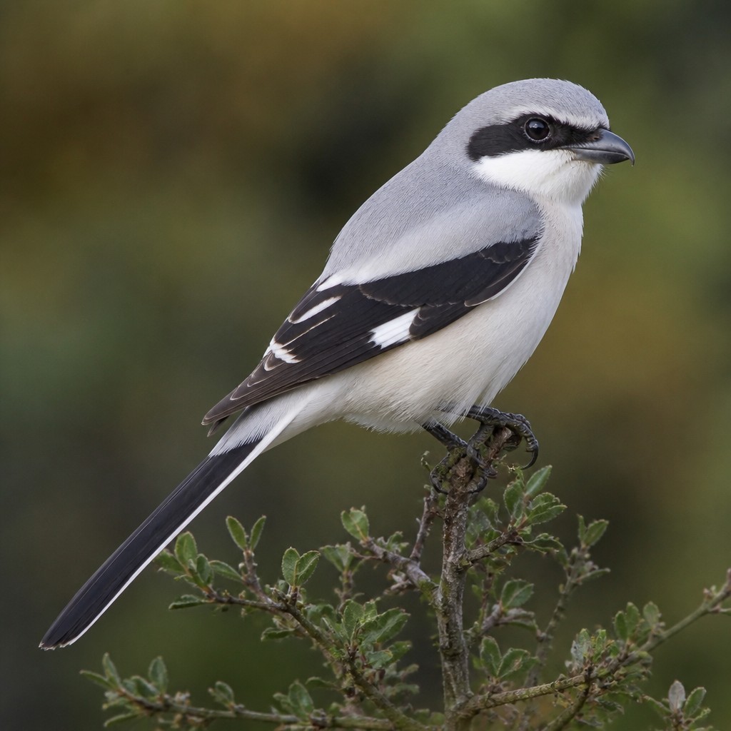 Lesser Grey Shrike (Lanius minor)