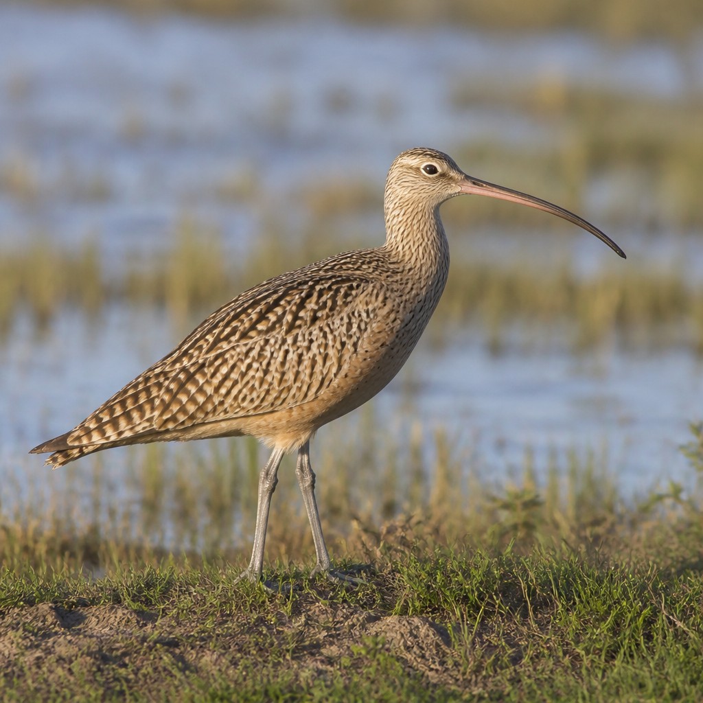 Long-billed Curlew (Numenius americanus)