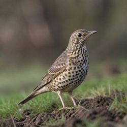 Mistle Thrush Identification Guide