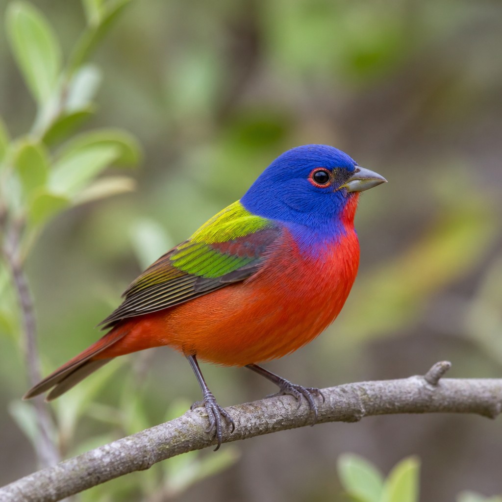 Painted Bunting (Passerina ciris)