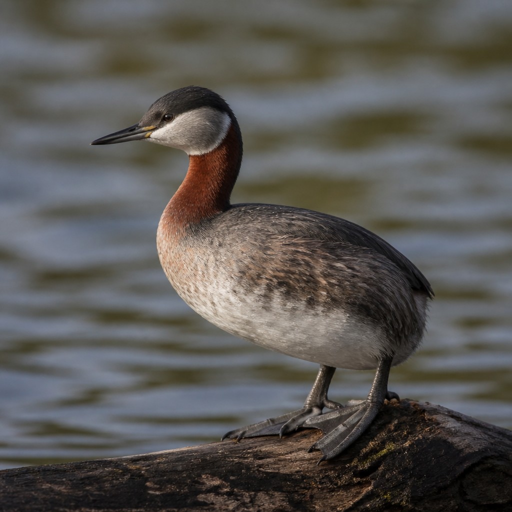 Red-necked Grebe (Podiceps grisegena)