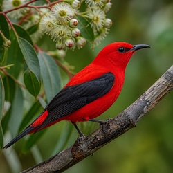 Scarlet Honeyeater Identification Guide