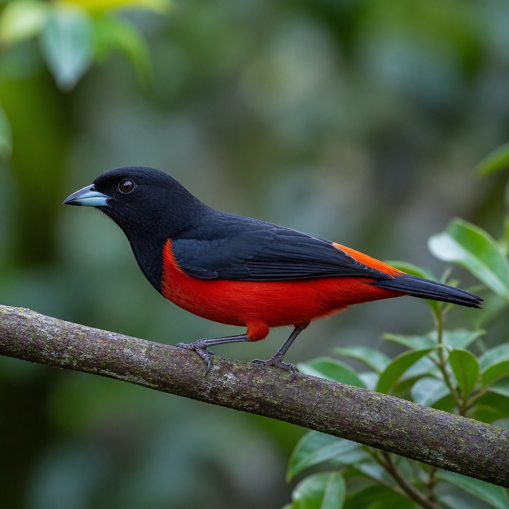 Scarlet-rumped Tanager (Ramphocelus passerinii)