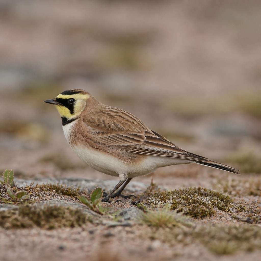 Shore Lark (Eremophila alpestris)