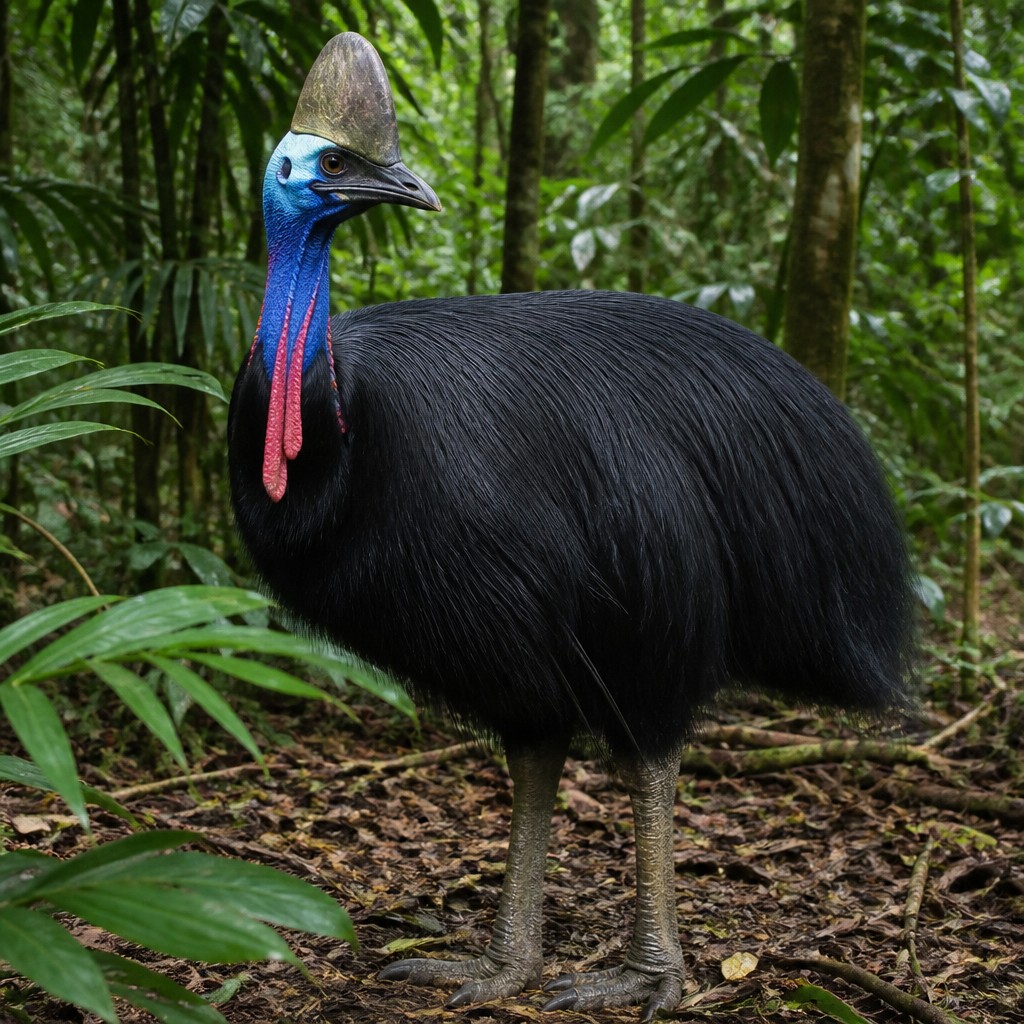 Southern Cassowary (Casuarius casuarius)