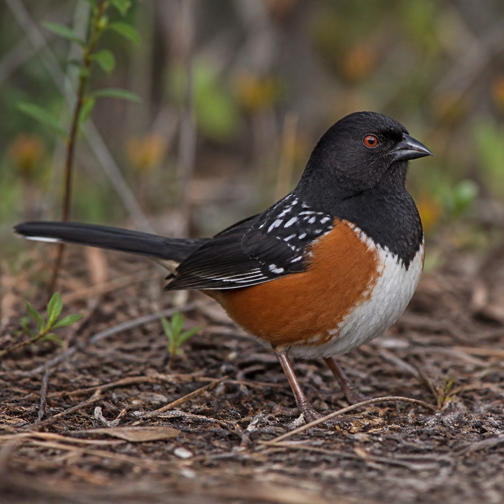 Spotted Towhee (Pipilo maculatus)