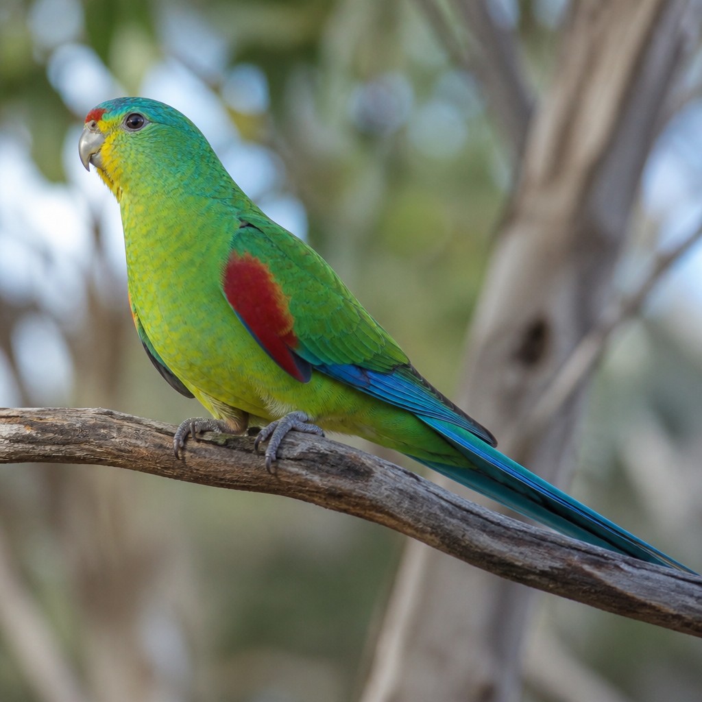 Superb Parrot (Polytelis swainsonii)