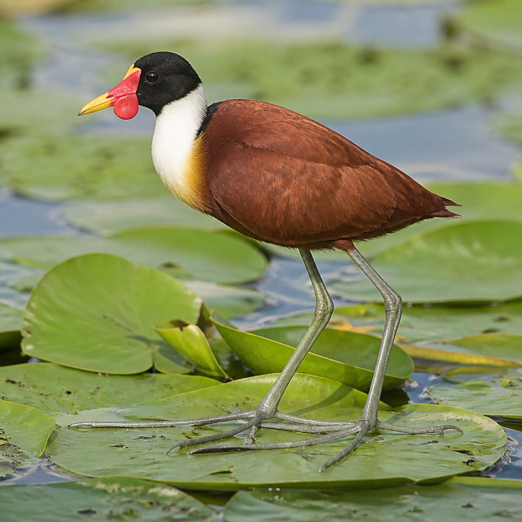Wattled Jacana