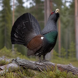 Western Capercaillie Identification Guide