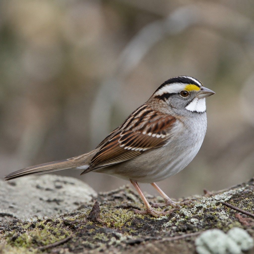 White-throated Sparrow (Zonotrichia albicollis)